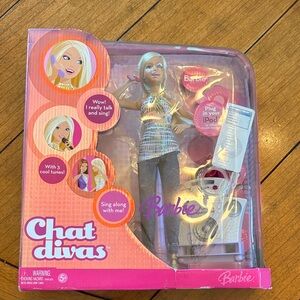 2006 Barbie Chat Divas Doll with Sparkly Outfit